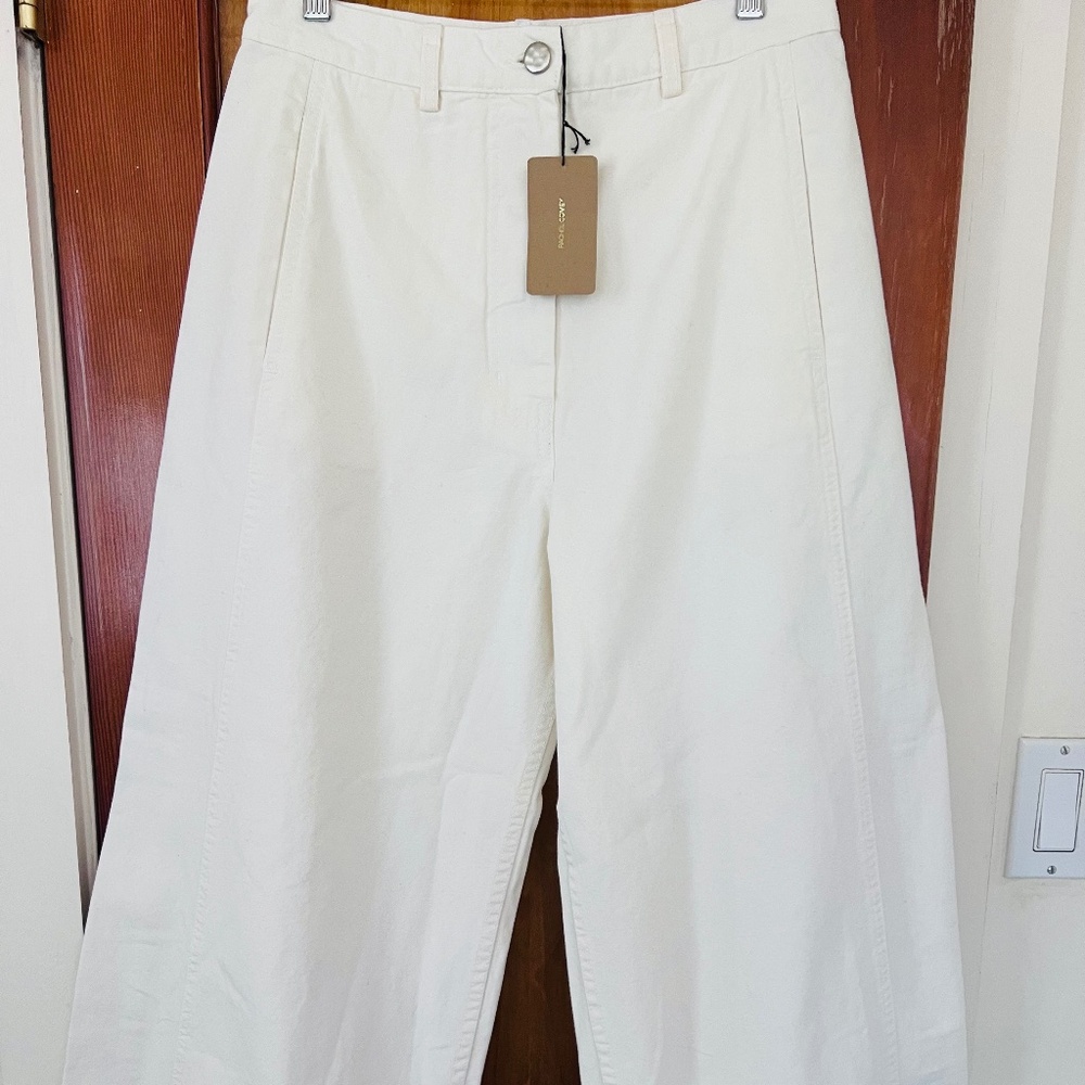 Rachel Comey Garra Pant Ecru Sz 8 NWT